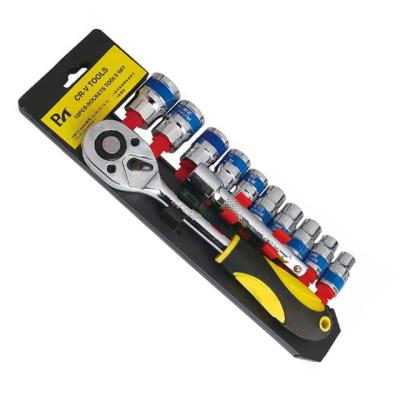 China Multifunctional High Quality Mechanical Tool Kit Socket Wrench Set Socket Ratchet Wrench Set Torque Wrench Tools for sale