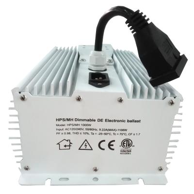 China 120-240V 1000w DE Dimmable Electronic Electronic Ballast For Grow Light for sale