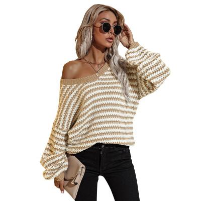 China Anti-pilling 2021 autumn and winter batwing wing sweaters turtle neck women's nian loose tops for sale