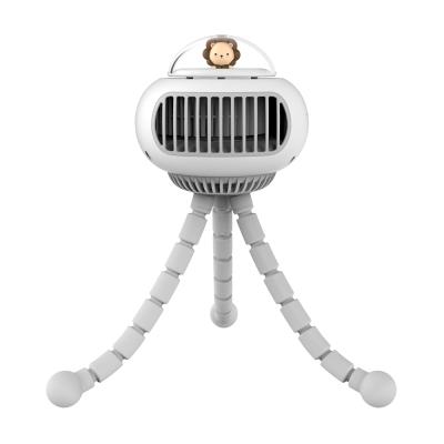 China 3600mAh Outdoor 130 Degree Universal Fit Fan Mini Handheld Desk Clip Bladeless Oscillating Fan for Baby Car for sale