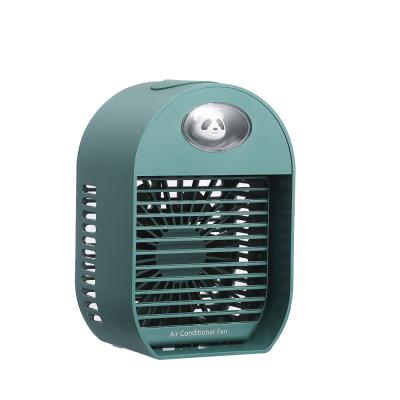 China Hotel Panda Chilly Breeze Air Cooler Mini Water Cooling Handheld Rechargeable Fan for sale