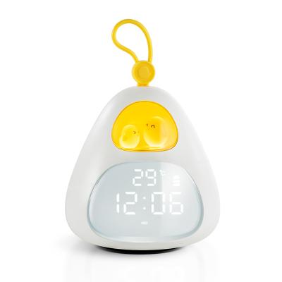 China 2020 Desk & LUMINOVA Digital Display LED Time-Temperature Rechargeable Bird's Nest Aalam Clock Nnight Light for sale