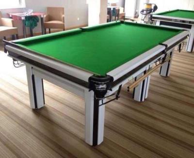 China Solid Wood Metal Railroad American 9foot Pool Table / Rock Billiard Table for sale