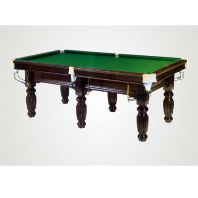 China American railroad metal 8 foot solid wood pool table/rock pool table for sale