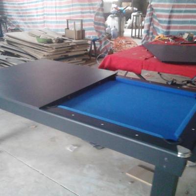 China Mesh Bag Game Billiard Table / Multifunctional Dining Table for sale