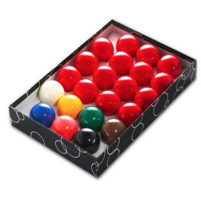 China Resin 22PCS English pool table accessories/pool table wedge 50.8MM ball accessories WF-A089 for sale