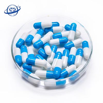 China High Quality HPMC 00 0 1 2 Size Blue And White Medical Hard Empty Vegetarian Capsules HPMC Capsules for sale