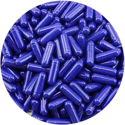 China 100% Bone Glue Free Sample Dark Blue Size 2, Certificated Manufacturer HALAL Gelatin Empty Capsule Shell for sale