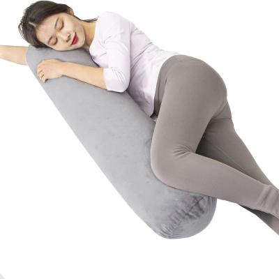 China PORTABLE Supplied By Manufacturer Bolster Cushions Cylindrical Lumbar Support Pillow for sale