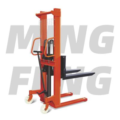 China Hotels mingfeng hand stacker forklift hydraulic manual stacker stacker forklift for sale