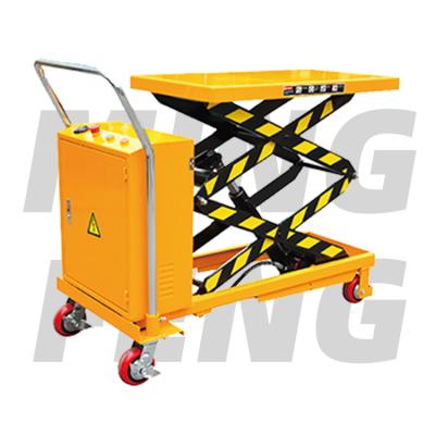 China Hotels mingfeng MDPS500 mobile fork electric hydraulic lifting platform car for sale