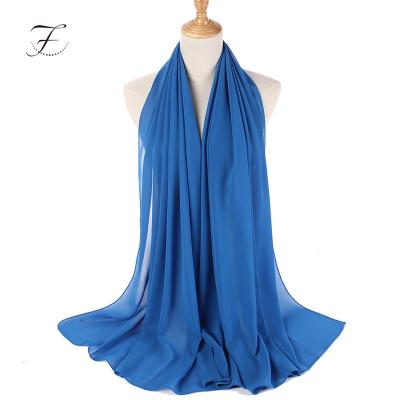 China Soft Touch Feeling FIONA Style Custom Women Scarf Wholesale Soft Chiffon Hijab Shawls Wholesale Summer Muslim Fashion Malaysia Hijab Scarves for sale