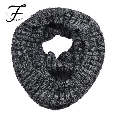 China FIONA Competitive Price Male Men's Warm Wear Thicken Soft Custom Acrylic Winter Warm Snood Scarf for sale