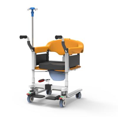 China Portable Hospital Convenient Shift Car Wheelchair For Disabled Elder Mobile Bed for sale