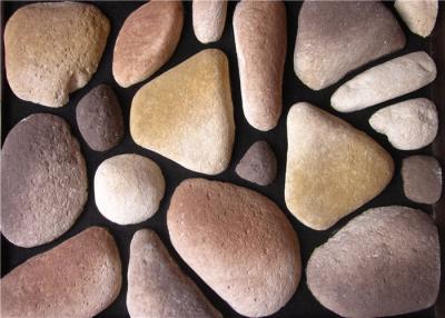 China Aritificial Culture Cobble Stone For Wall Decoration With Size And Color Customized for sale