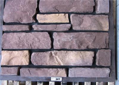 China Piedra artificial decorativa anticongelante de la pared, 40X200MM-135X500M M en venta