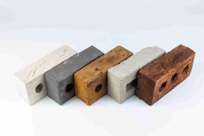 China Handmade 215x102x65mm Size Hollow Clay Brick With 3 Hoels for sale