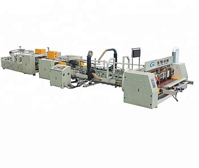 China Corrugated Cardboard / Cardboard Corrugated Cardboard Machine Automatic Quilting Box Making Machine for sale