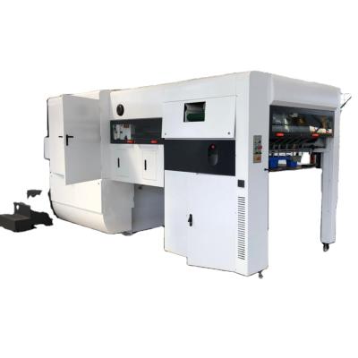 China Semi-automatic Cardboard Box Making Plant Cardboard A& Die Creasing Machine / Die Punching Machine for sale