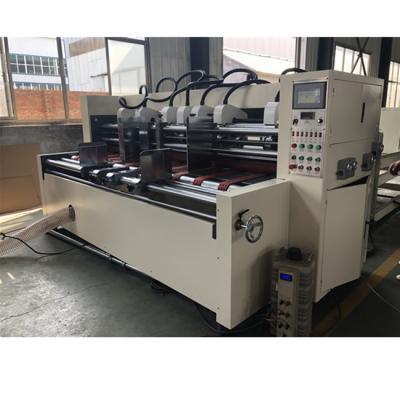 China Thin Food Cardboard Corrugated Box Making Blade Slitter Marker Machine for sale