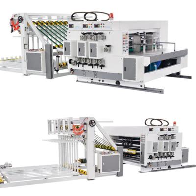 China Cardboard Printer QH-MINI DRIVER PRINTER SLOTTER MACHINE WITH STACKER Corrugated Cardboard / Flexo Printer for sale