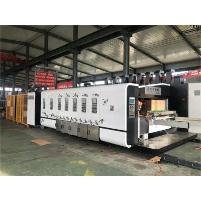 China Corrugated Carton Box Printer Corrugated Carton Box Flexo Printer Rotary Die Cutter Folder Gluer Slotter Machine for sale