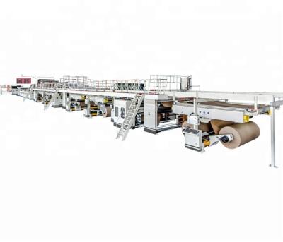 China machinery & 1800-3 Automatic Corrugated Box Making Line Corrugated Plys Material Cardboard Production Line / 3ply for sale