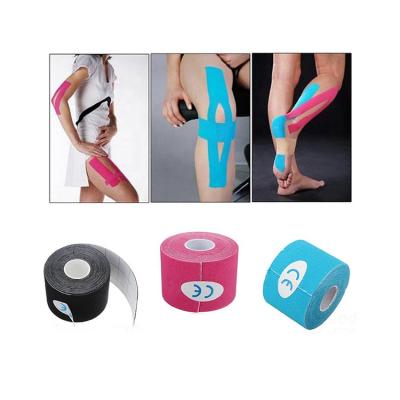 China Sports Multifunctional Hot Selling Tape Sports Safty 5CM 5M Kinesiology Muscle Bandage Guard for sale