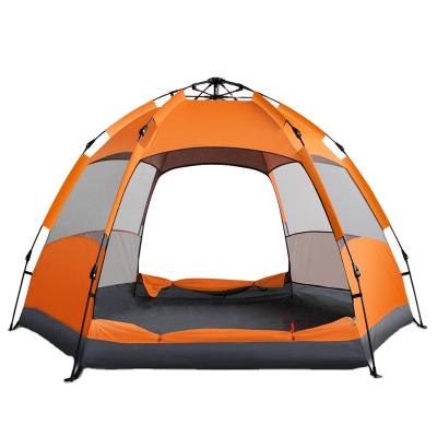 China Summer breathable warm automatic double layer hexagon tent camping sale travel outdoor tent for sale