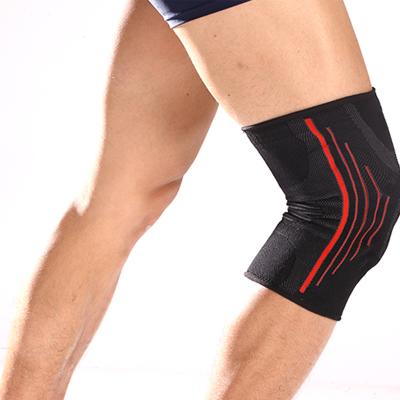 China Factory Wholesale Breathable Adjustable Elasticity Knitted Nylon Breathable Knee Pad Compression Knee Support Brace Sleeve for sale