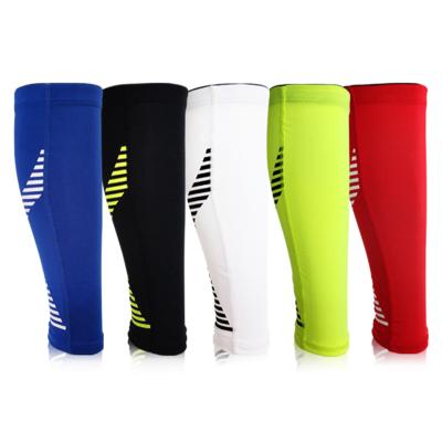 China Provide Sport Protection Wholesale Color Variety Sports Compression Support Moderate Calf Shin Leg Sleeve for sale