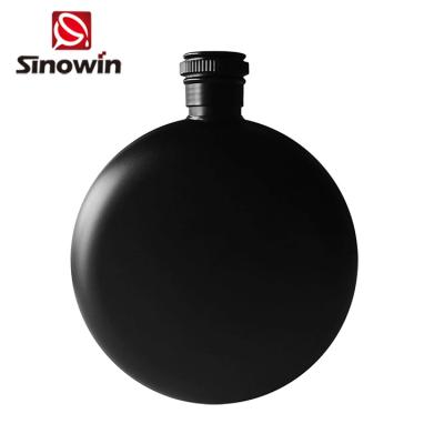 China Small Mini Gifts Customized Color Stainless Eco-Friendly Mini Round Shape Steel Hip Flask for sale