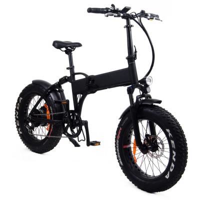 China High quality aluminum alloy folding 36v ebike 500w with aluminum alloy frame and 20*4.0 inch fat tire for city electric riders for sale