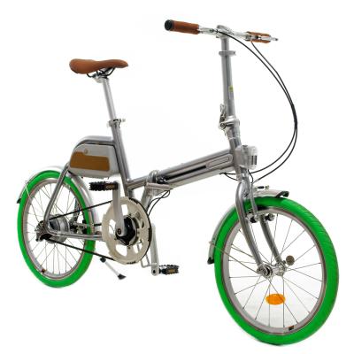 China Steel Taiwan OEM/ODM 20 inch mini ebike 250W 36V folding e-bike /Electric bicycle with belt drive for sale