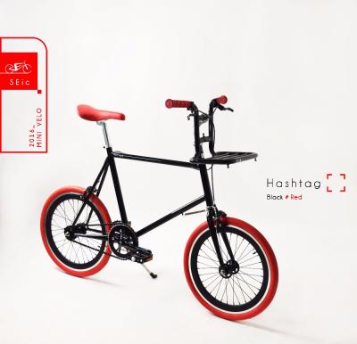 China Hi-ten/CRO-MO/Columbus SEic Select Bike With Carrier 20 Inch Mini Bike Fixed Speed ​​City Bicycle for sale