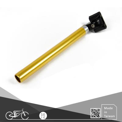 China ALLOY Bicycle Part Yellow Fixed Gear Bike Seat Post for sale