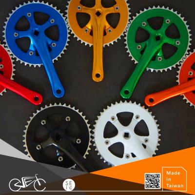 China Road Bikes Taiwan Fixed Gear Bikes Colorful Bicycle Cogwheel and Crank for sale