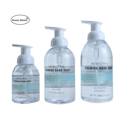 China OEM ODM Private Label Natural Organic Aloe Vera Vera Hand Soap Foam Foaming Hand Base Cleaning Eco-Friendly Liquid Wash for sale