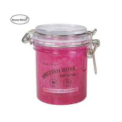 China High Quality Pink Exfoliator Bath Sea Salt Scrub Personal Exfoliating Body Hand Scrub Body Skin Peeling Organic Dead Sea Salt Body Scrub for sale