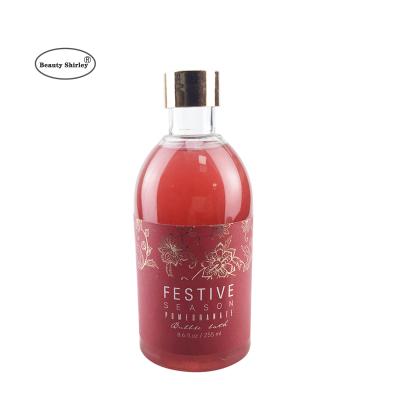 China Wholesale Custom Luxury Private Label Organic Bubble Bath Body Wash Vegan Body Wash Women Bath Shower Gel Liquid Bubble Bath for sale