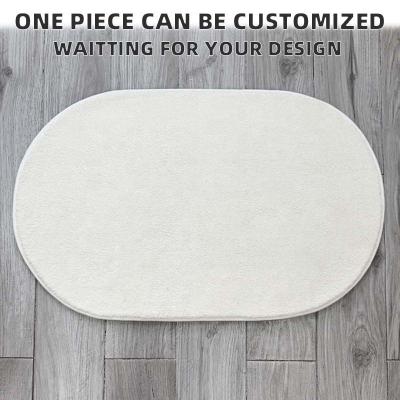 China MOQ Factory Supply Washable Microfiber Customized Small Bath Mat Fast Delivery MOQ for sale