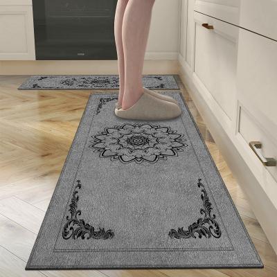 China High Quality Washable Cheap Price 100% Polyester Floor Non Slip Backing Mat for sale