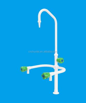 China Commercial Furniture Three Outlet Laboratory Copper Water Faucet / Commercial Faucet for sale