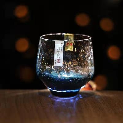 China Zen New Asian Designs Juice Starry Coffee Water Sky Color Design Glassware Customized White Wine Glass Customized White Wine Glass for sale