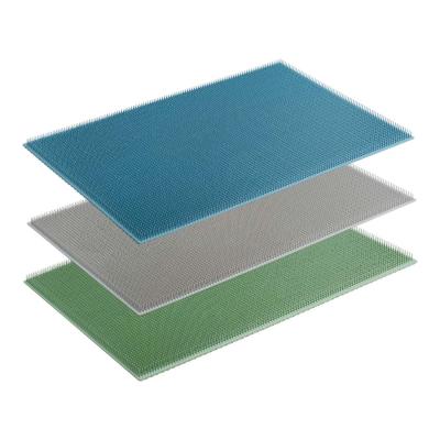 China Bathroom Non-Slip Bath Mat Soft Silicone Foot Wash Back Rub Massage Foot Cleaning Mats for sale