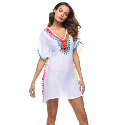 China Sexy Women Anti-UV Bikini Cover Up Beach Dress Swimwear Ladies Swimwear Summer Extreme Sex Mature Ladies Beach Wear for sale