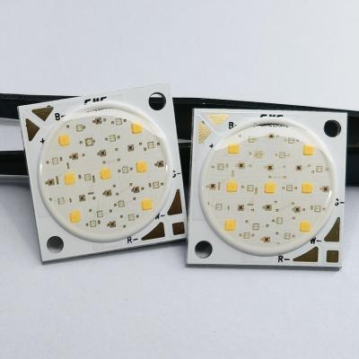 China Hot Sale AlGaInP 2021 High Power COB LED RGBW 18W~32W 1919 Chip COB Led RGB+CCT For Cinema In Use Set for sale