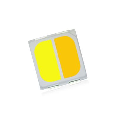 China AlGaInP 3volt led for led tv double color hot coolled chips 2 in 1 bicolor led chip for sale