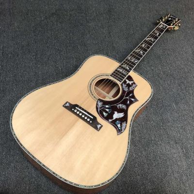 China Custom HUMMINGBIRD DOVE Acoustic Guitar in Natural for sale