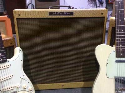 China CUSTOM FENDER 5F6A STYLE 59 BASSMAN LTD 4X10 HANDWIRED ALL TUBE GUITAR AMP COMBO for sale